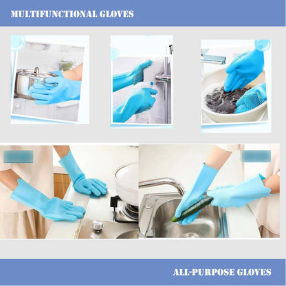 Pet Grooming Gloves-Dog Bath Supplies-pet Supplies-cat Brush-pet Hair Removal Tool -pet Dog Supplies -pet cat Supplies-Efficient Deshedding Glove for Dogs, Cats, Rabbits and Horses - 1 Pack(Blue)